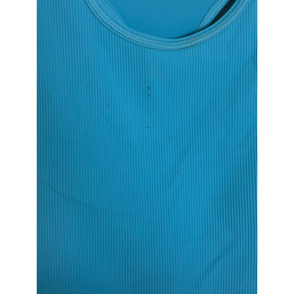 Born Primitive Perfect Ribbed Tank Aquarius Blue Racerback Small - Picture 6 of 6